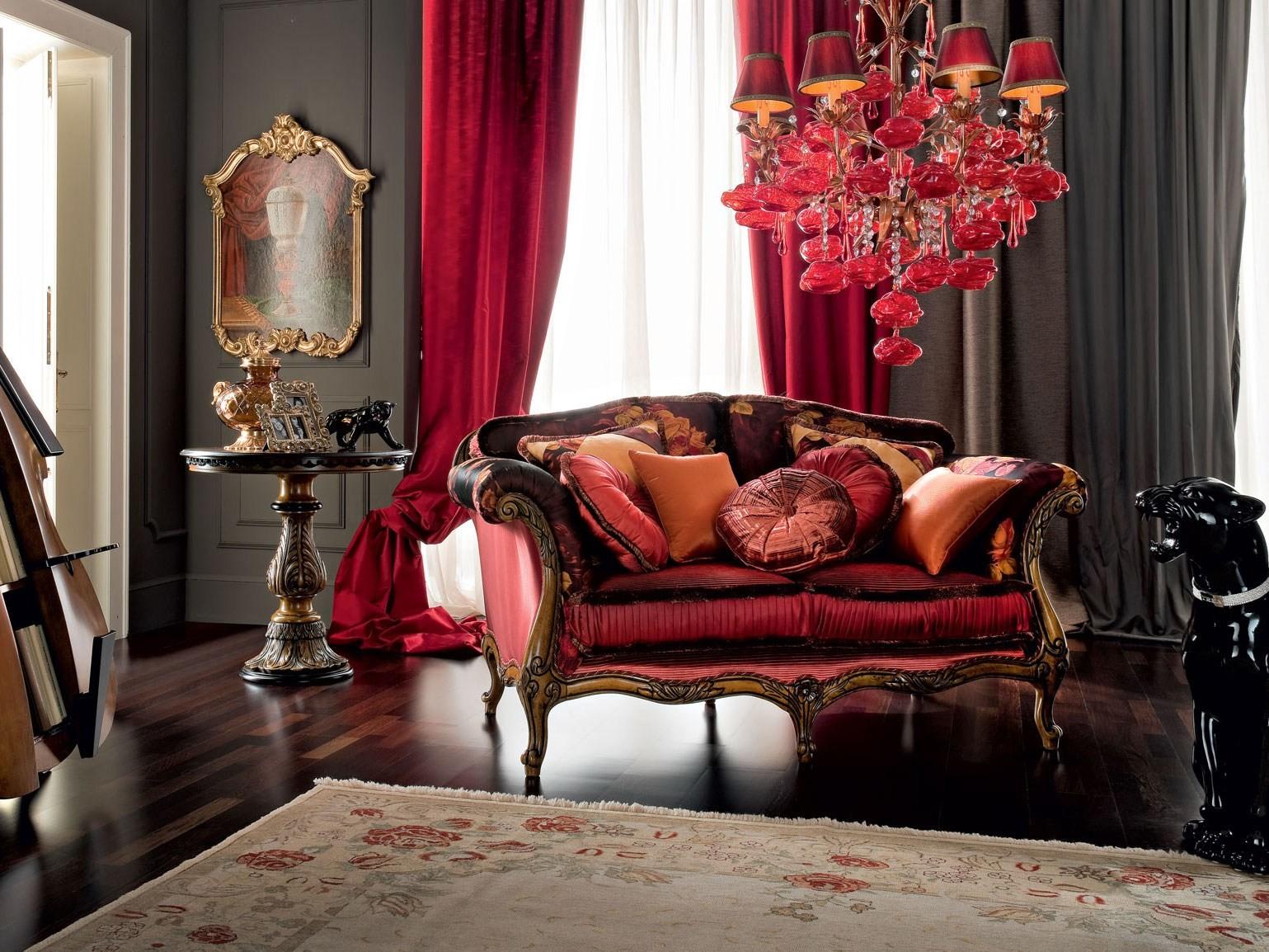 2 seater fabric sofa | 12412 by Modenese Gastone