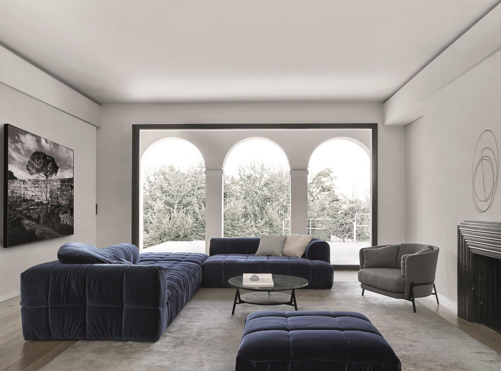 Fabric sofa | Strips by Arflex