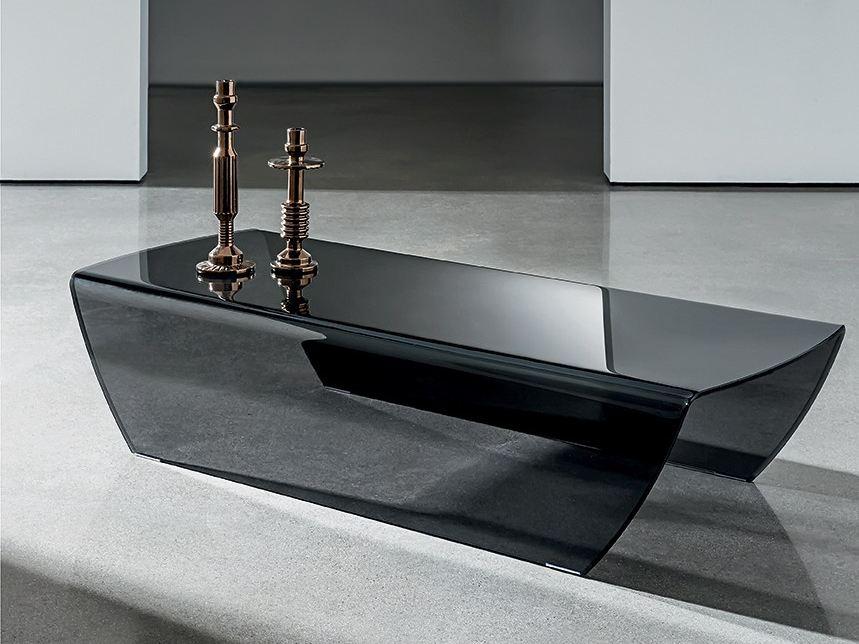 Low glass coffee table | Taky by Sovet