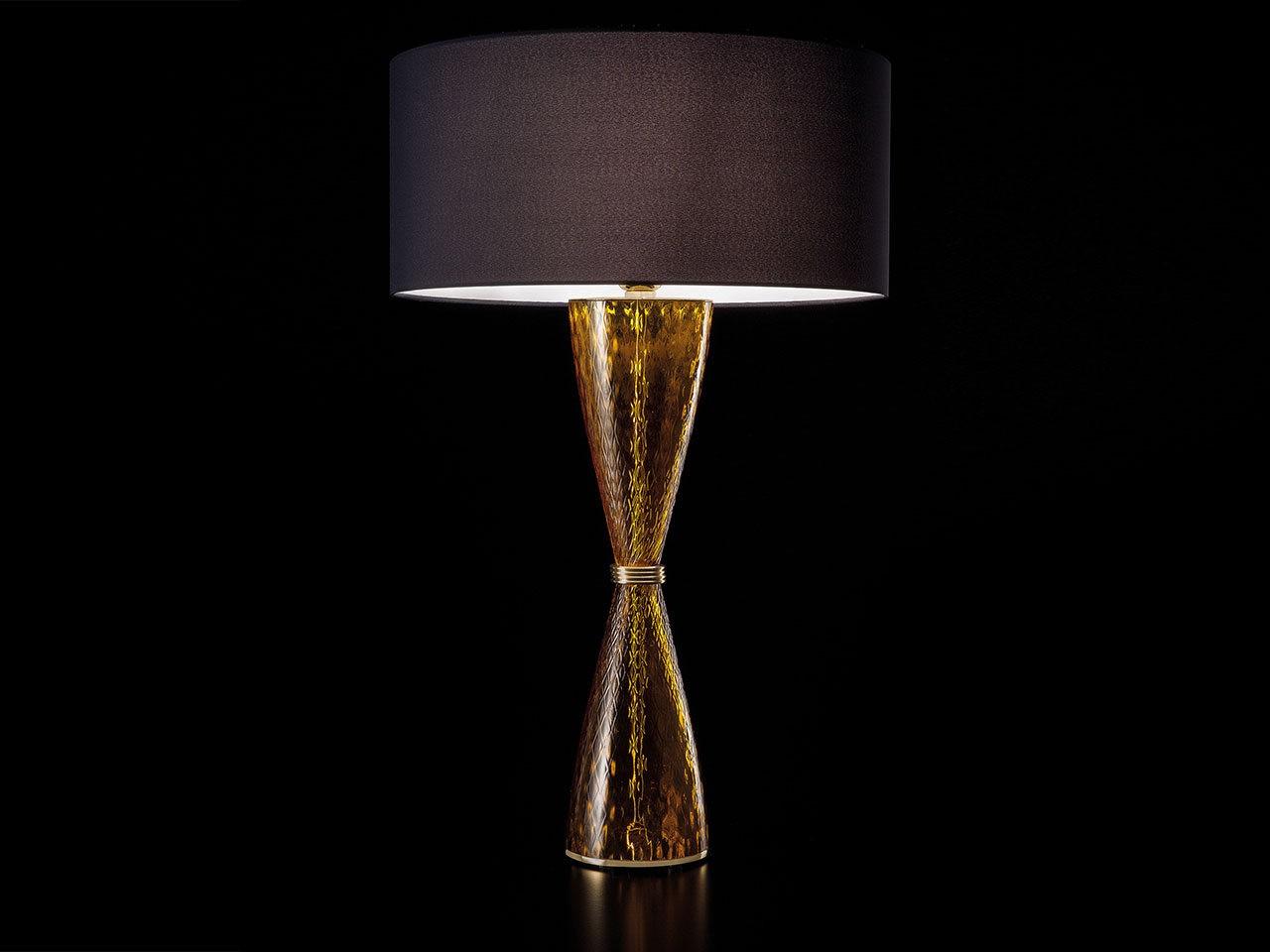 Indirect light glass table lamp | Cheers 2400/lg by Italamp