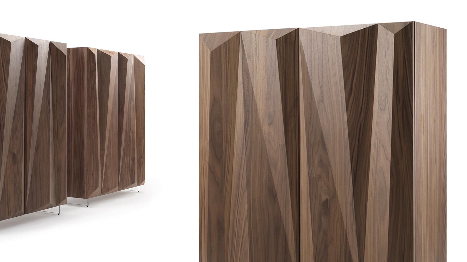 Wooden highboard | Quartz by Reflex