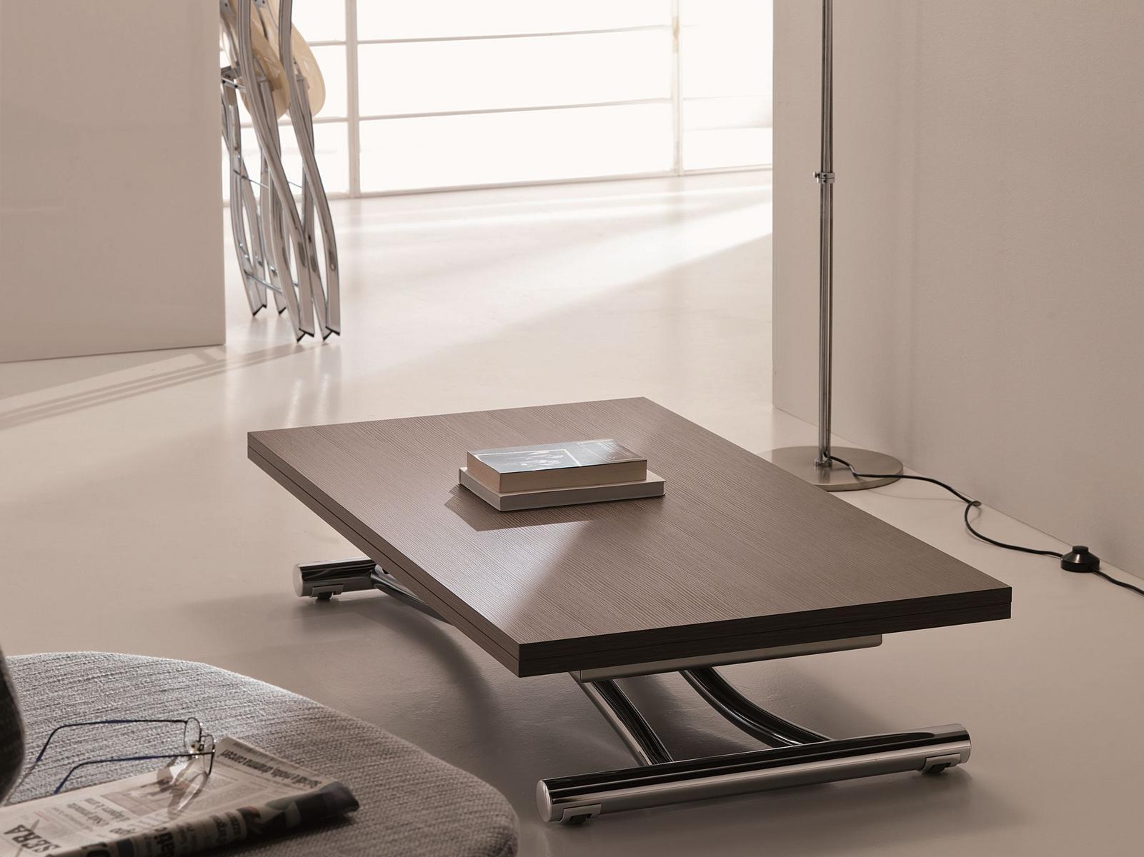 Height-adjustable extending coffee table | Mondial by Ozzio Italia