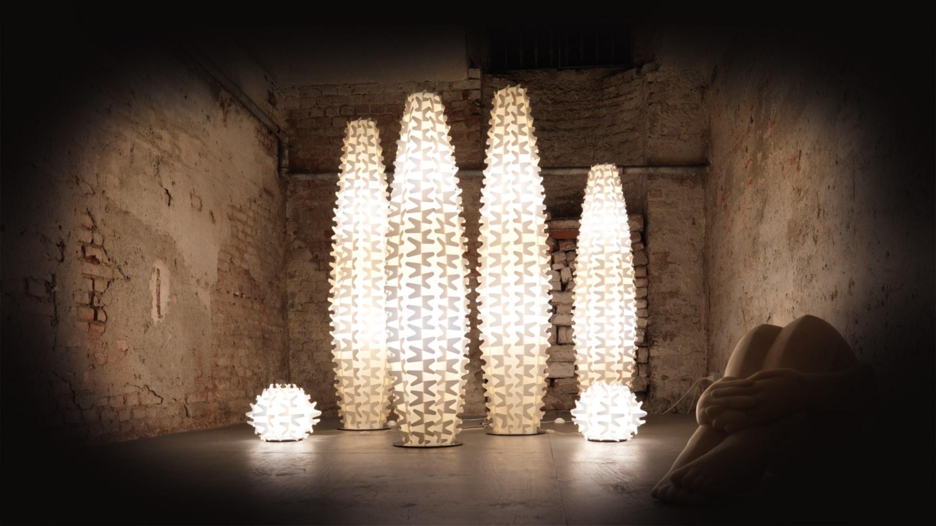 LED Opalflex® table lamp | Cactus by Slamp