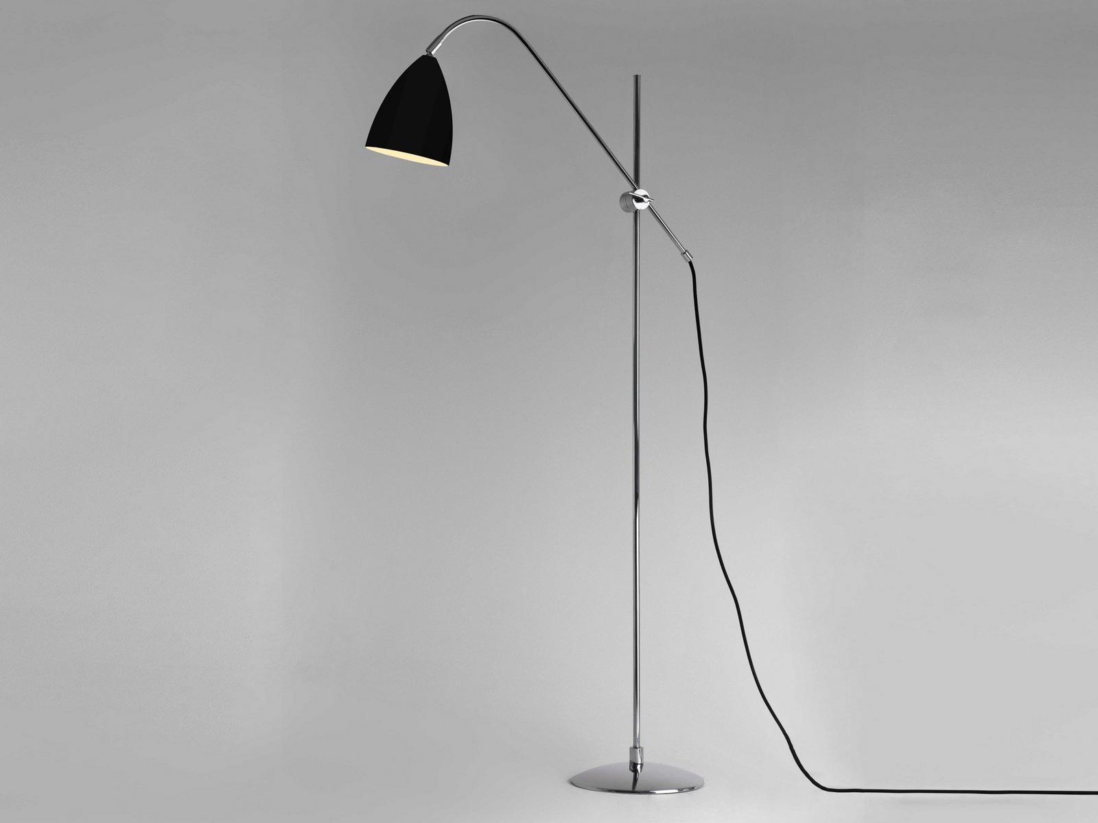 Adjustable steel floor lamp with swing arm | Joel by Astro lighting