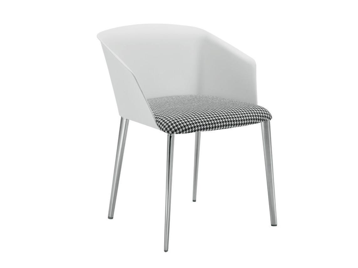 Armchair with steel legs and polypropylene armrests | Liza 2272 - 2272r by Zanotta