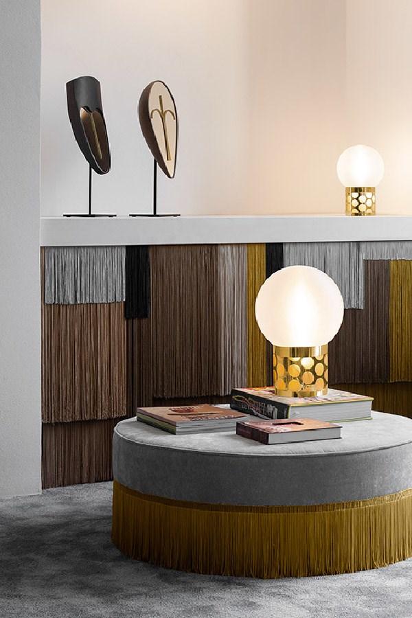 Goldflex® and methacrylate LED table lamp | Atmosfera by Slamp