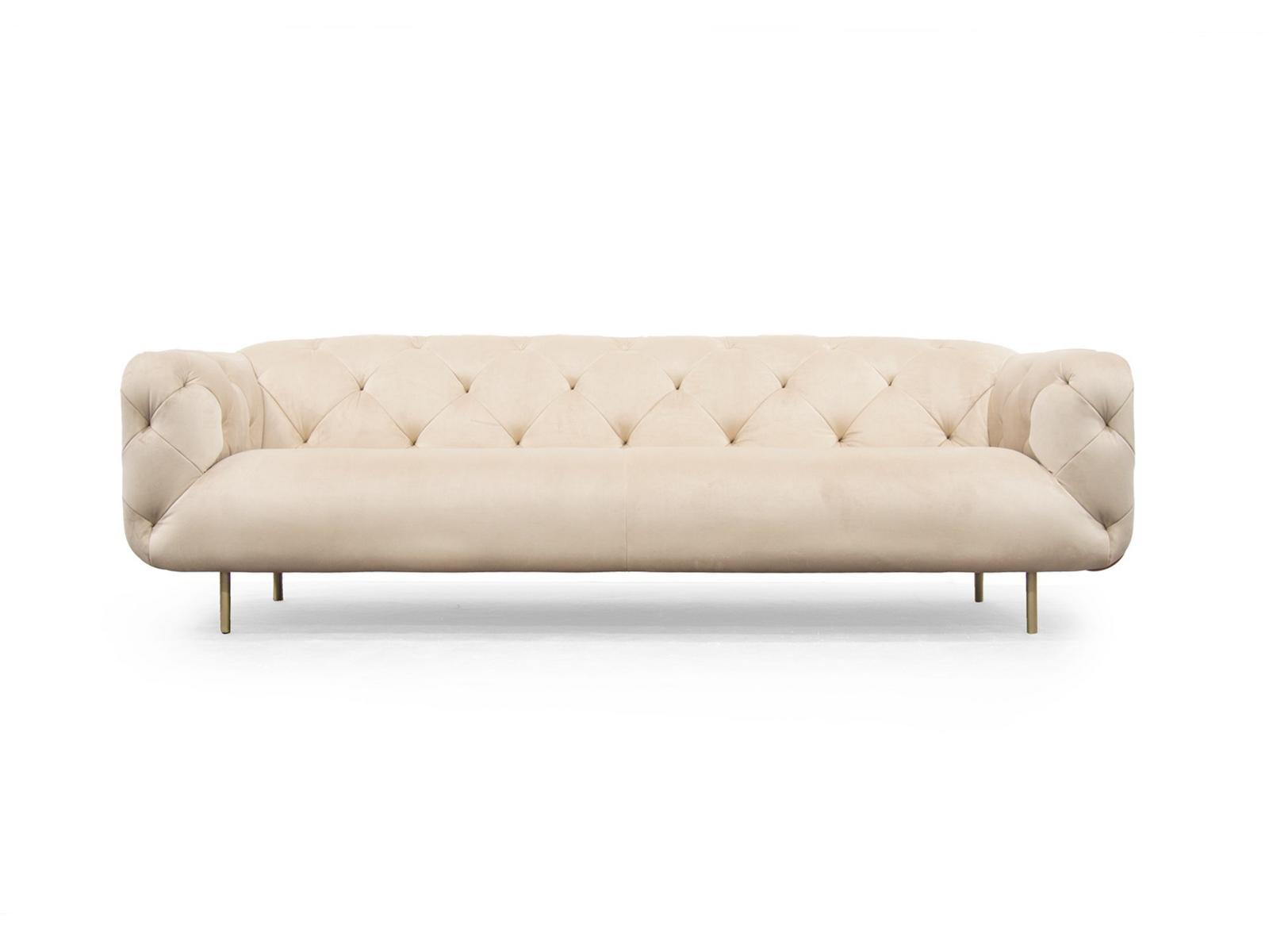 3 seater tufted velvet sofa | Overseas/a by Formitalia