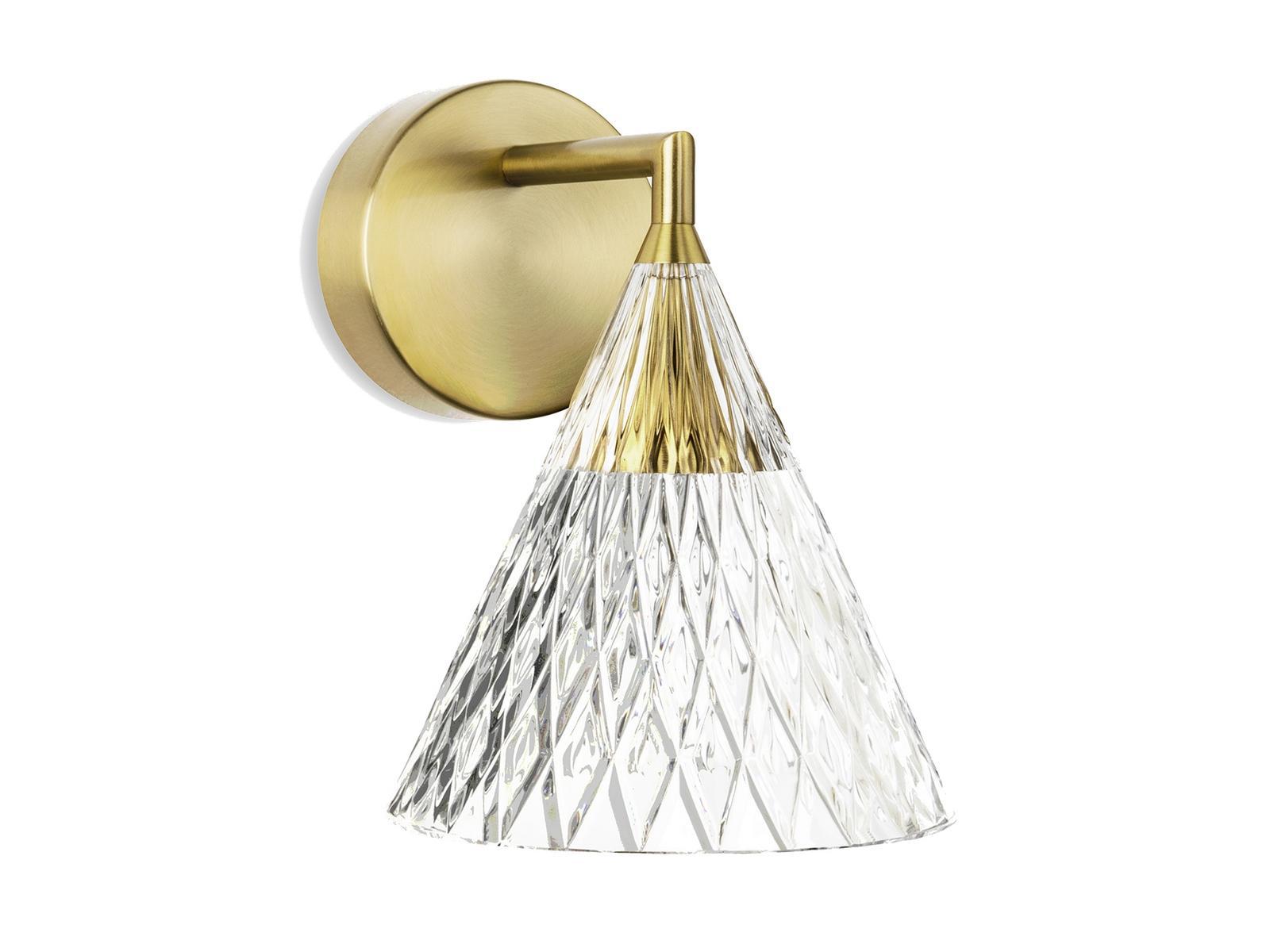 Contemporary style LED direct light steel wall lamp | Veneto by Leds C4