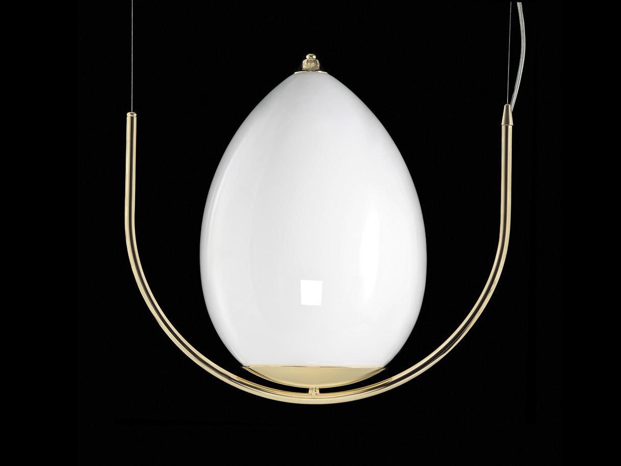 Handmade blown glass pendant lamp | Cocò by Aiardini lighting