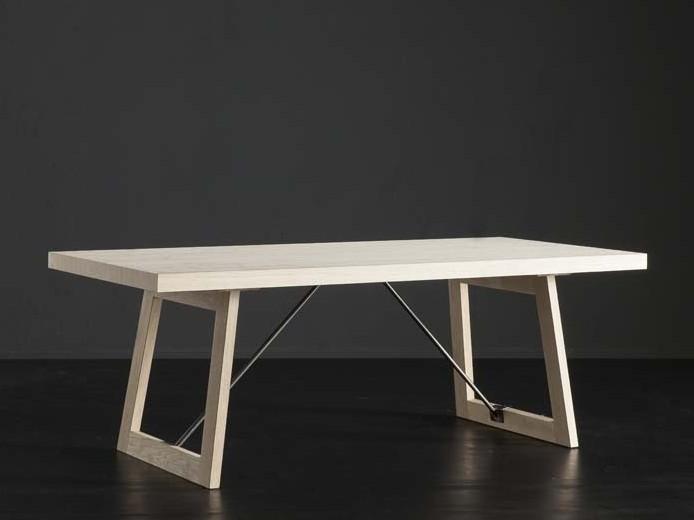 Rectangular wooden dining table | Nizza + Flat/ Tiranti by Altacorte