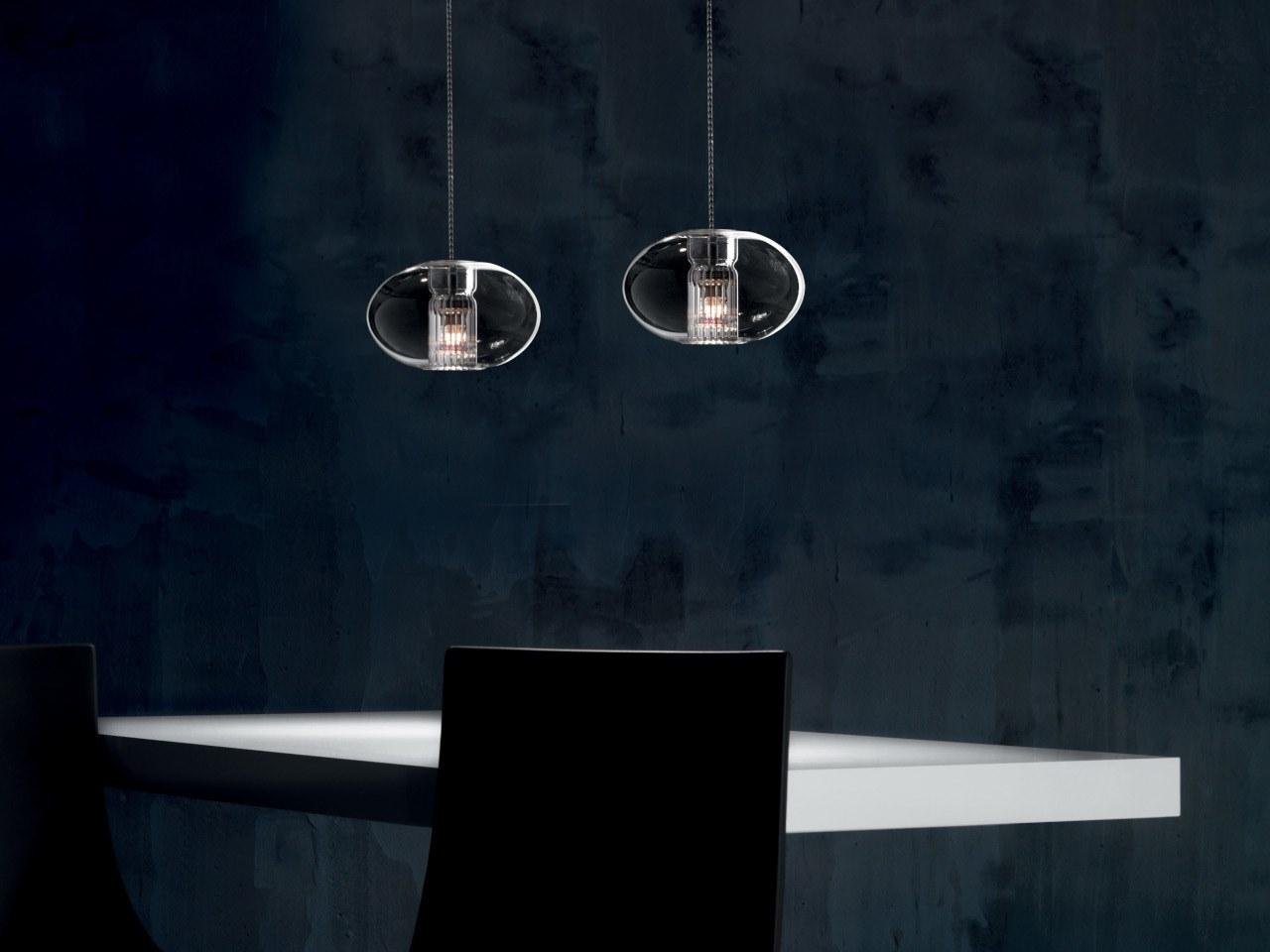 LED Borosilicate glass pendant lamp | Fairy S by Leucos