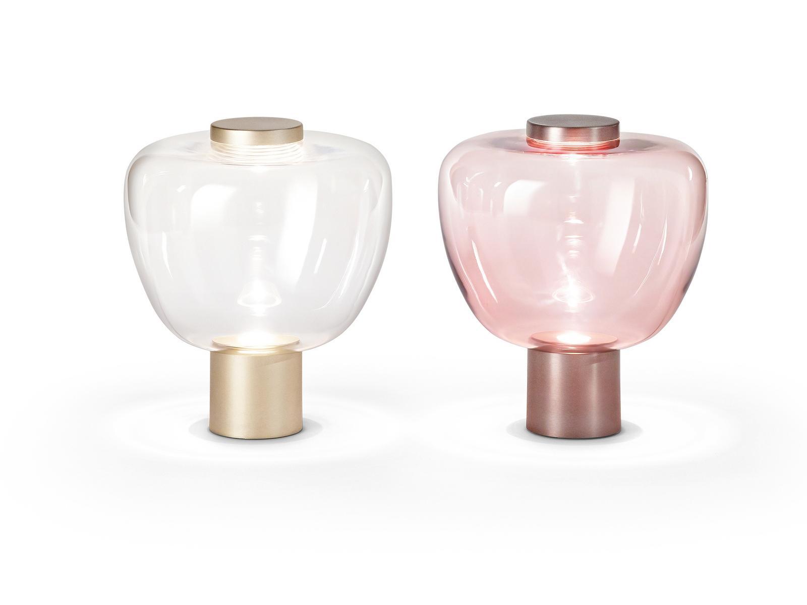 LED glass table lamp | Riflesso Lt 3 by Vistosi