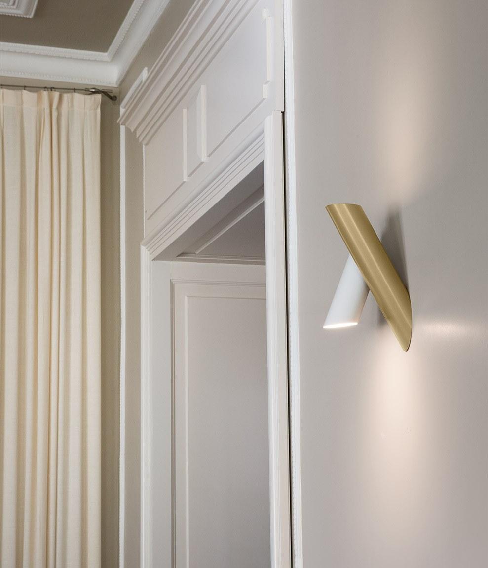 Adjustable aluminium wall lamp | Tubes Large by Nemo