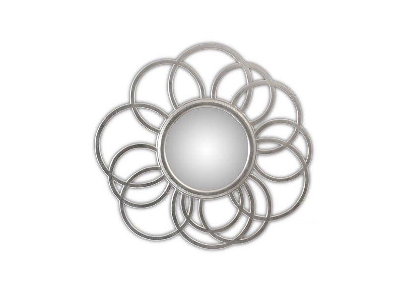 Round framed mahogany mirror | Liberty by Boca Do Lobo