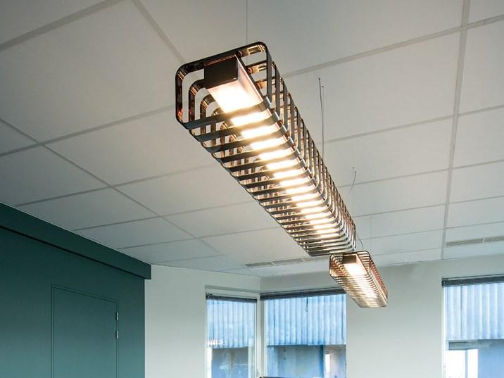 Aluminium pendant lamp | Spine by Dark