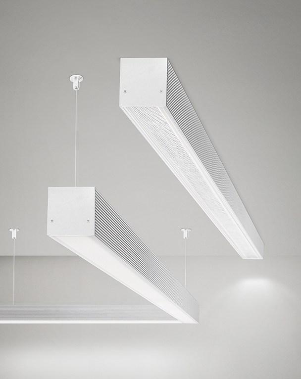 Extruded aluminium linear lighting profile | Brooklyn Out by Panzeri