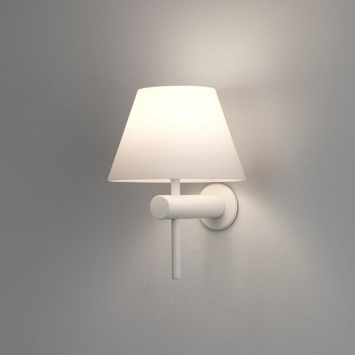 Glass and steel wall light with dimmer | Roma by Astro lighting