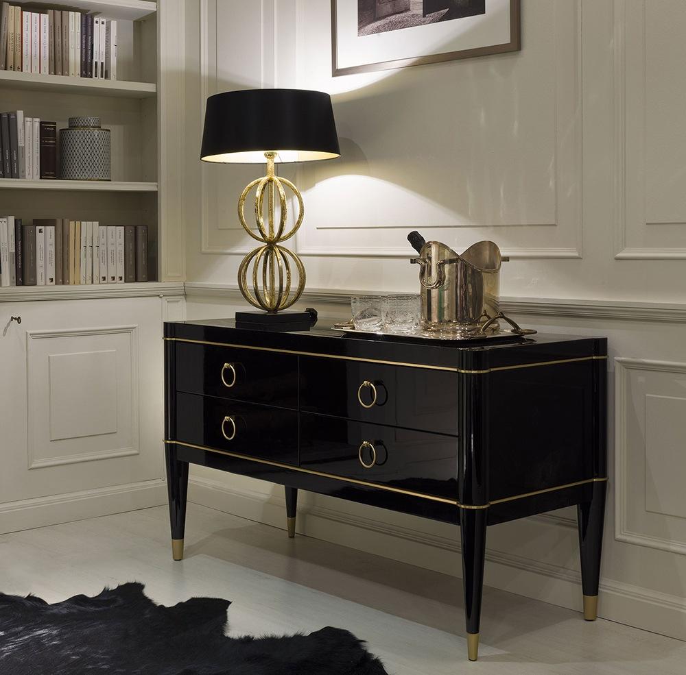 Rectangular lacquered chest of drawers | Ambra by Galimberti Nino