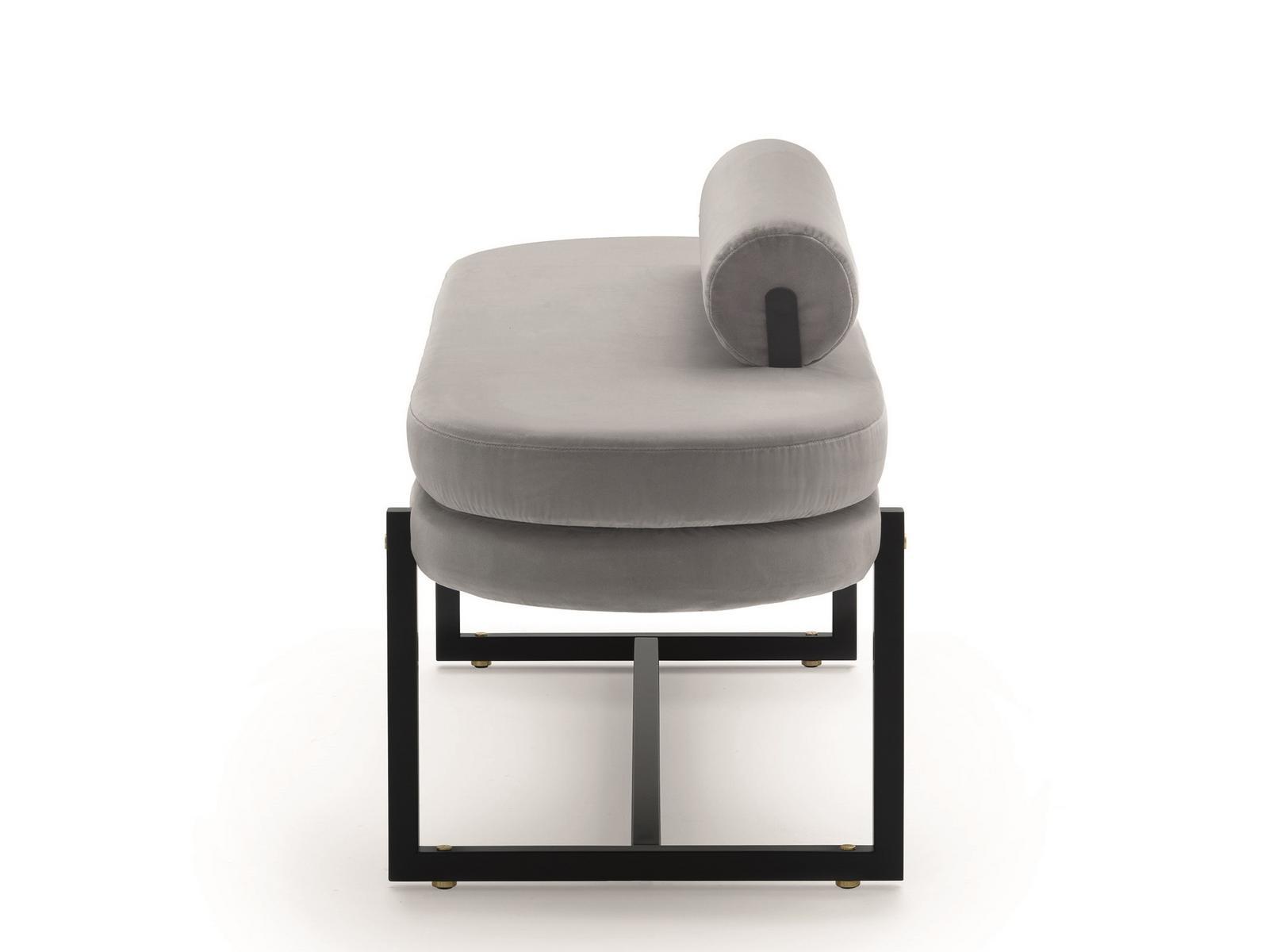 Upholstered fabric bench | Sigmund by Arflex