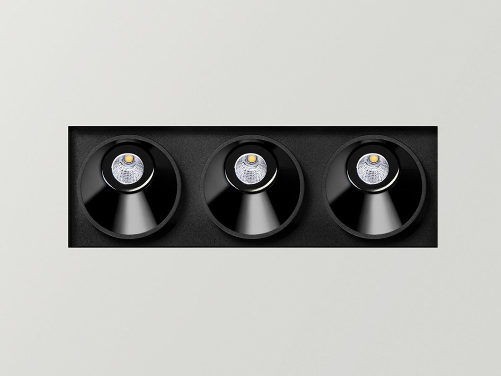 LED multiple recessed aluminium spotlight |  by Arkoslight