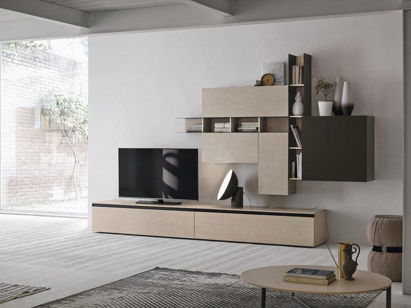 Sectional storage wall | Unit A107 by Tomasella