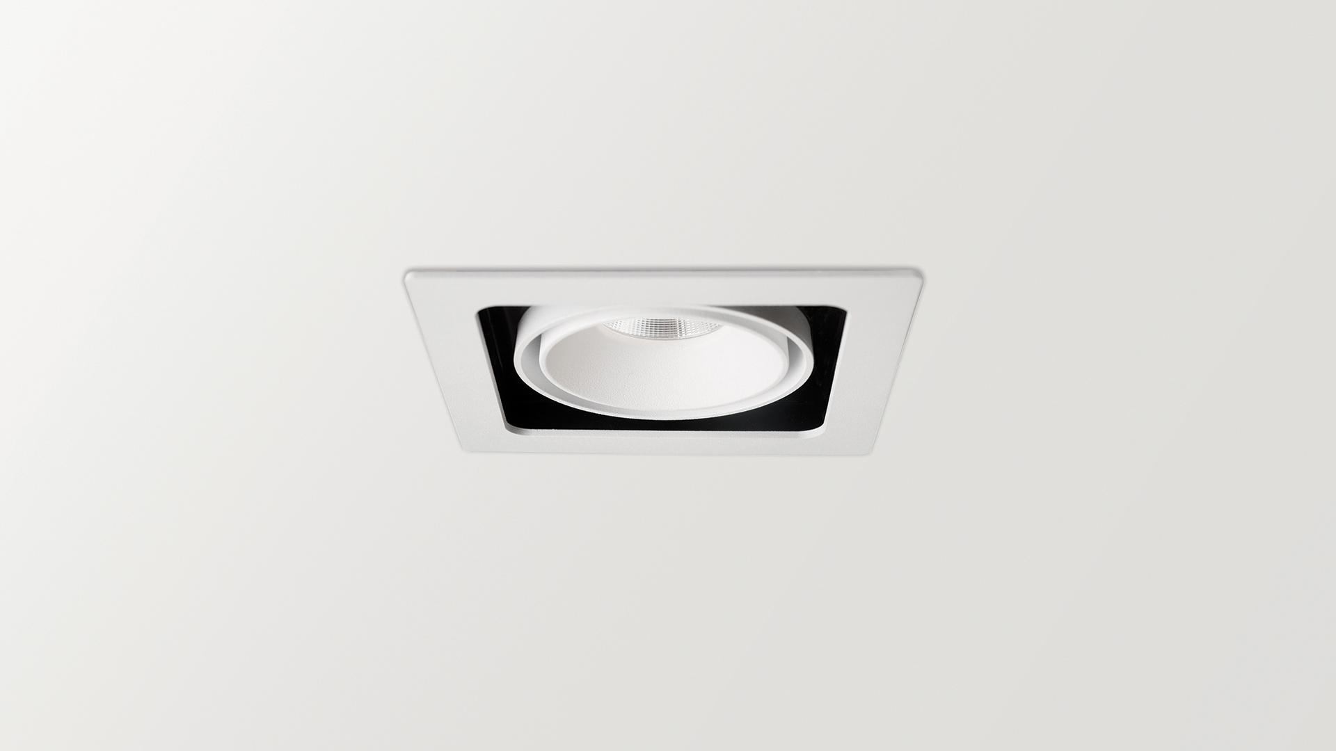 LED adjustable square spotlight | Twist by Arkoslight