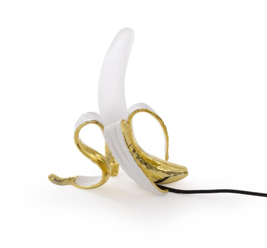 Glass and resin table lamp | Banana Lamp Louie by Seletti
