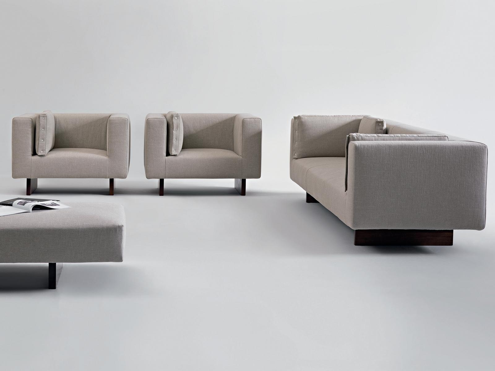 Fabric sofa | Le Foglie by Dema