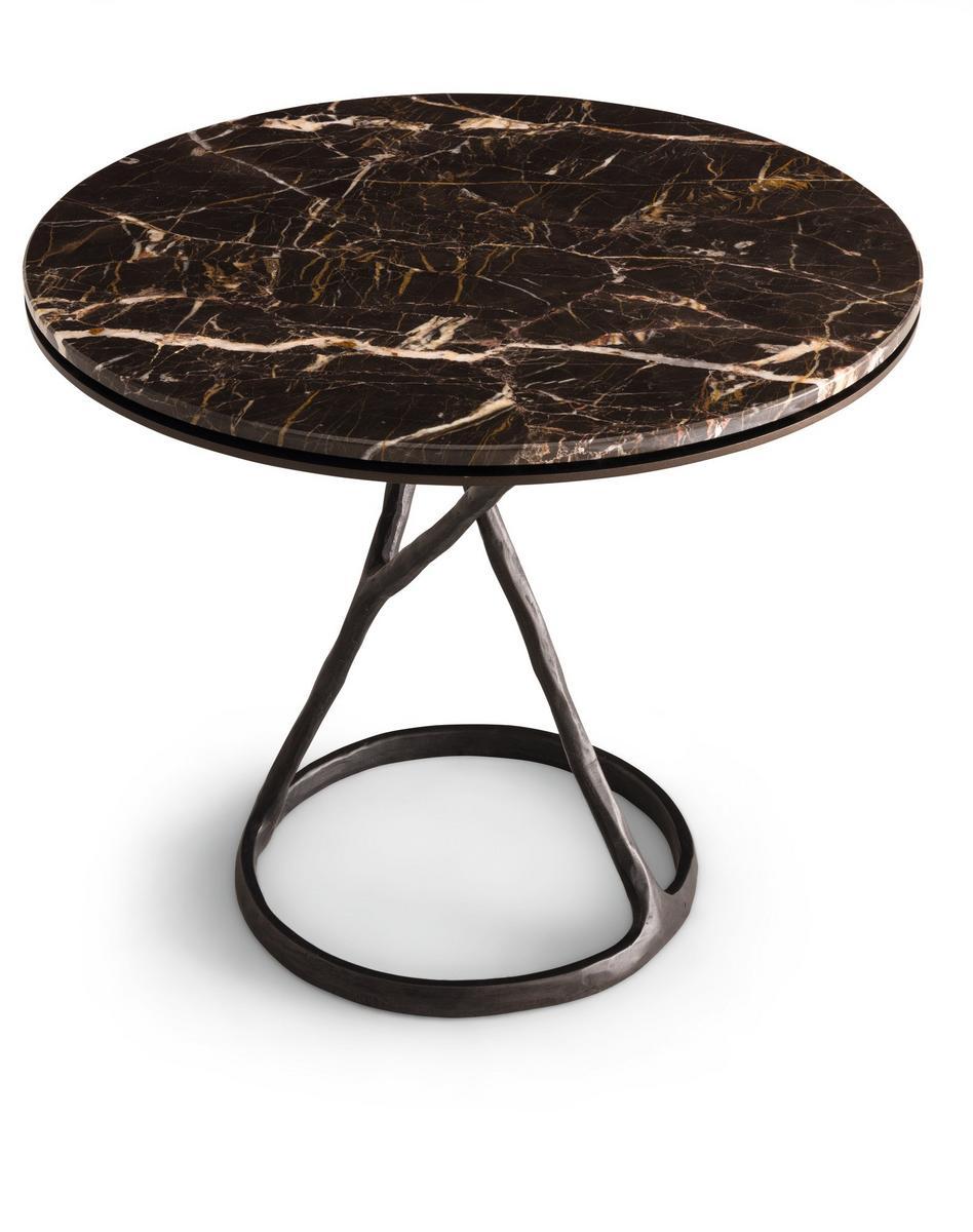 Round marble coffee table | Ilda by Poliform