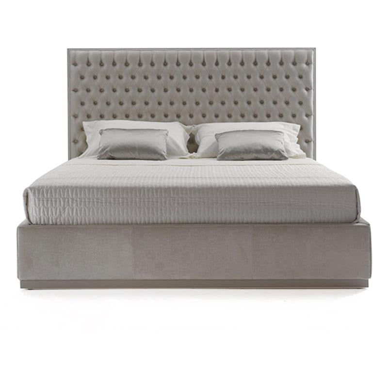 Fabric bed with upholstered headboard | Elliot by Galimberti Nino