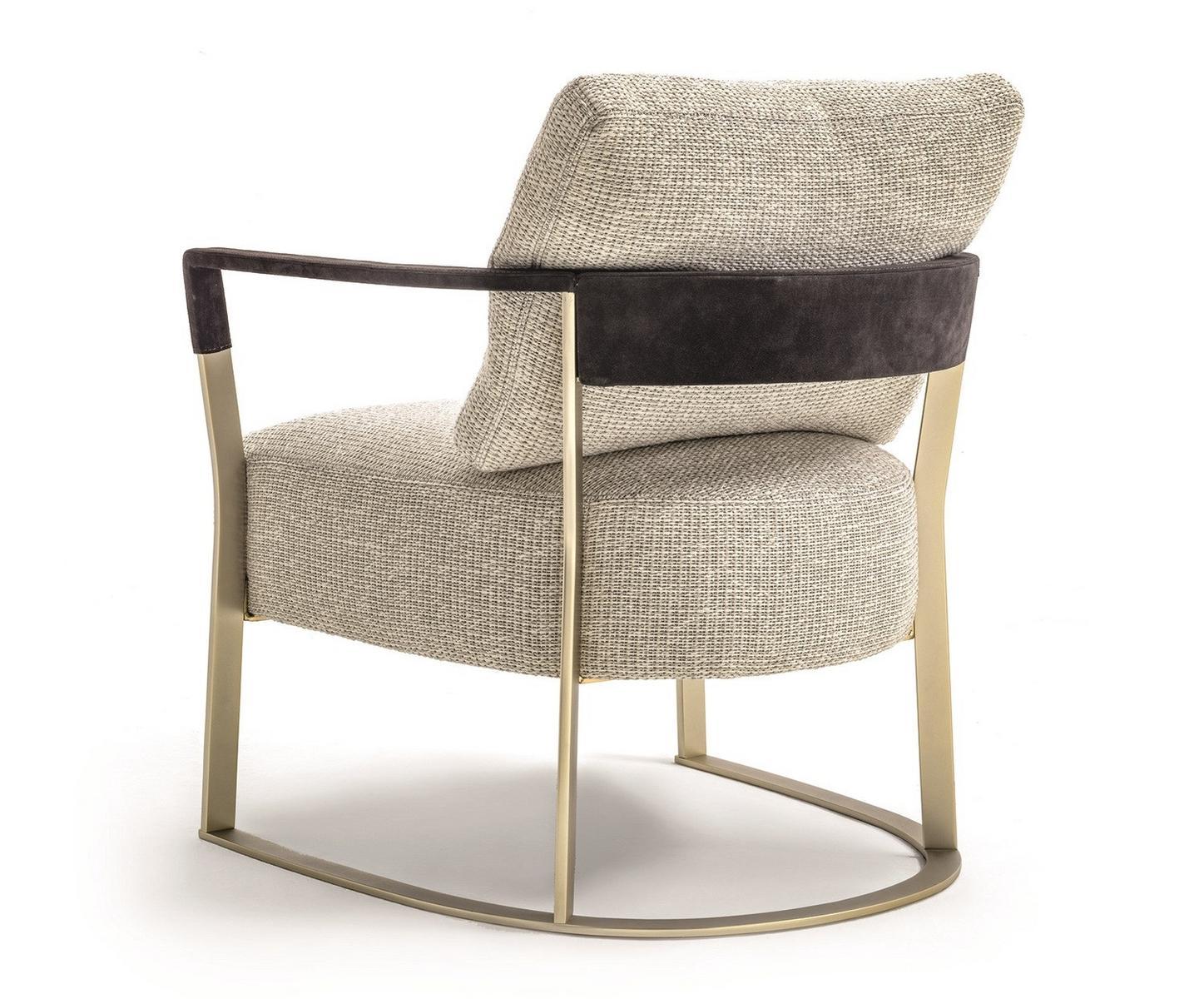 Leather easy chair | Kathryn by Longhi