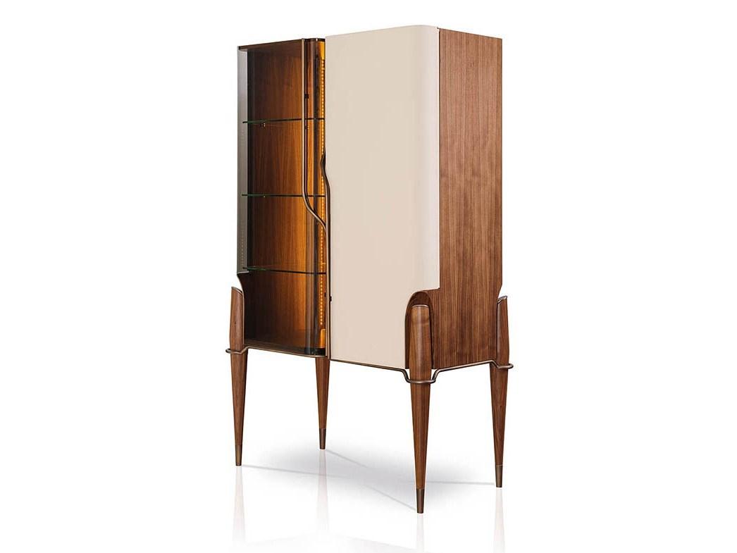 Wooden display cabinet | Melting Light by Turri