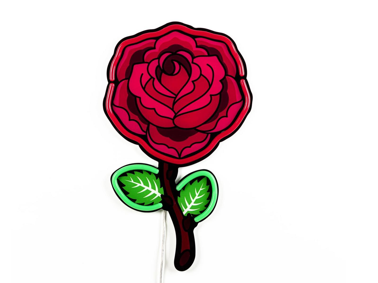 LED acrylic wall lamp | Rose by Seletti