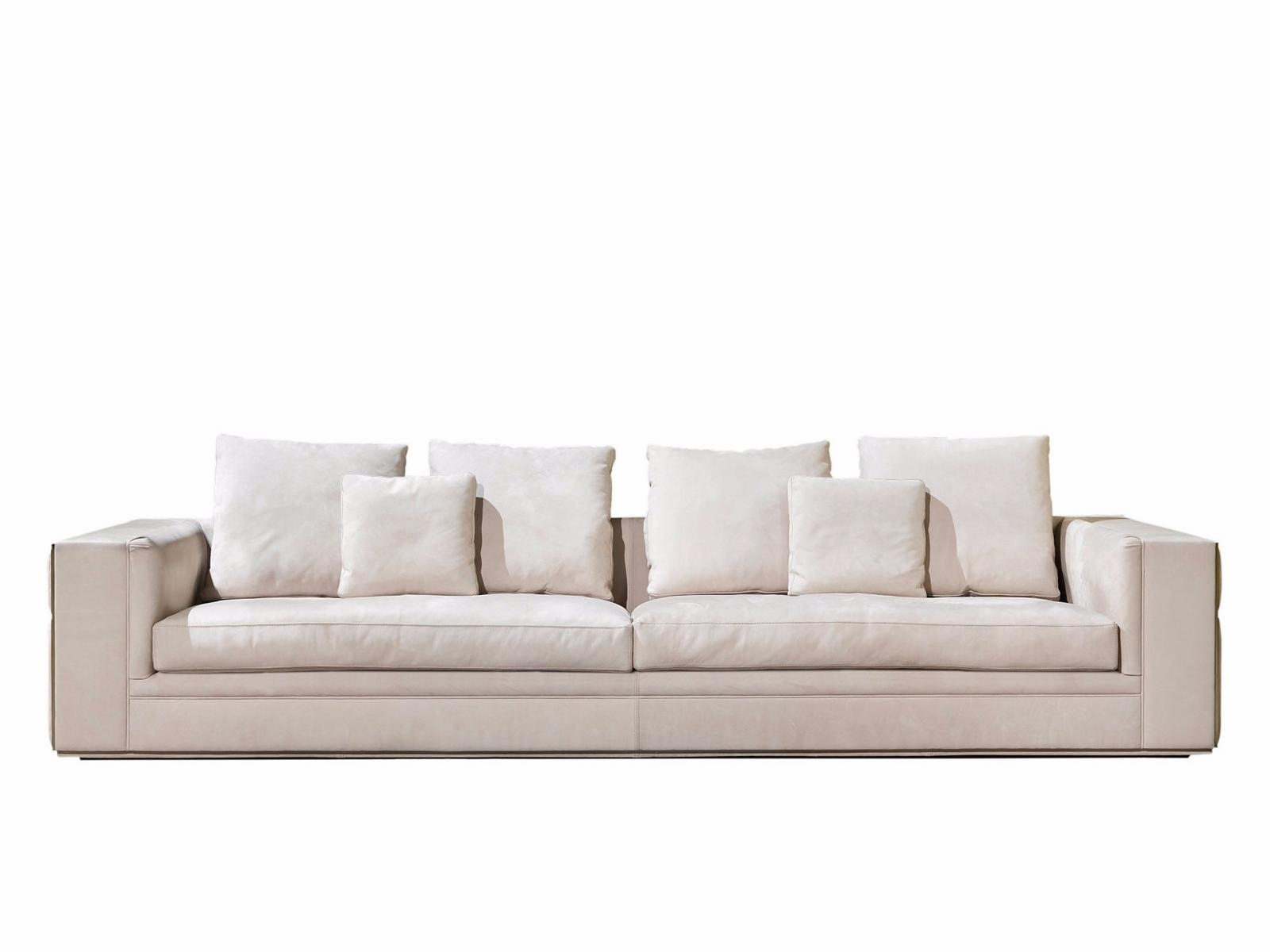 Sectional leather sofa | Babylon by Visionnair