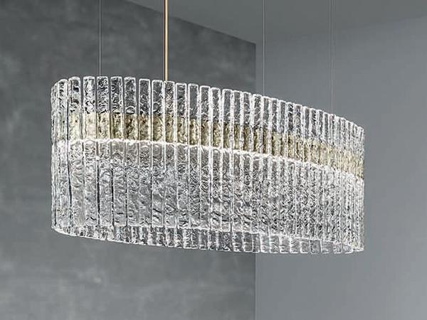 LED glass pendant lamp | Vegas S Ov120 by Masiero