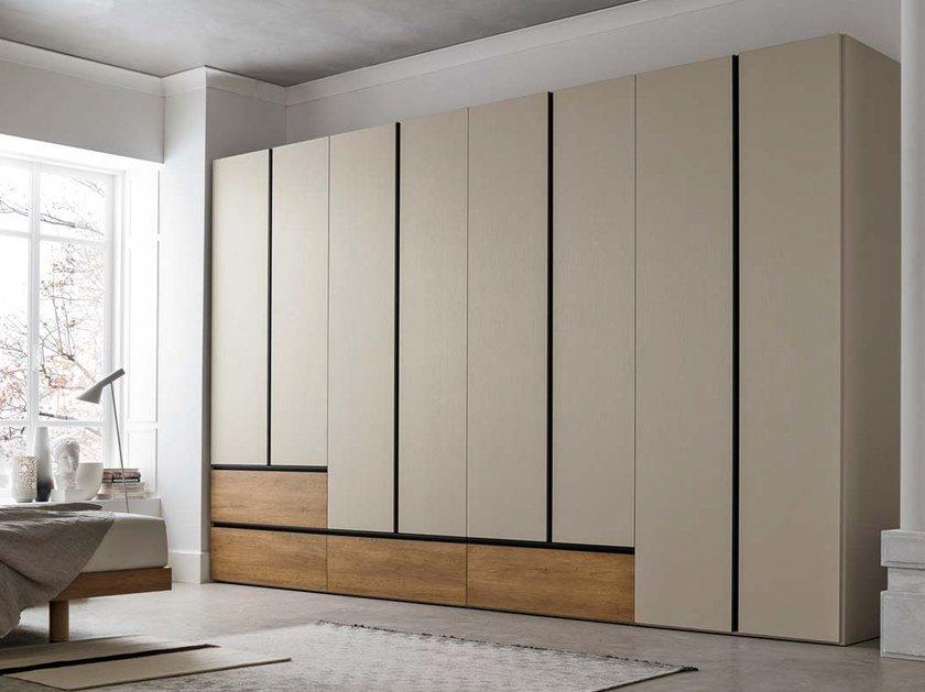 Sectional wardrobe with drawers | Modula by Tomasella