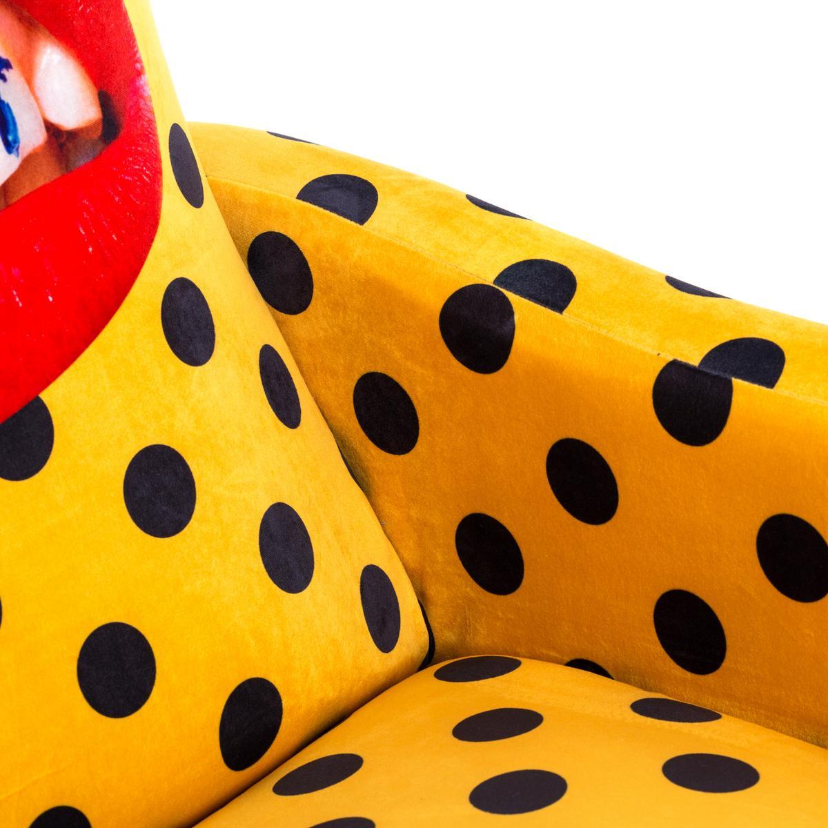 Fabric armchair with armrests | Shit by Seletti