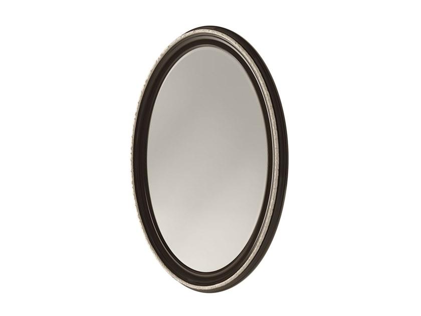 Oval framed wall-mounted mirror | 6029 by Carpanese home
