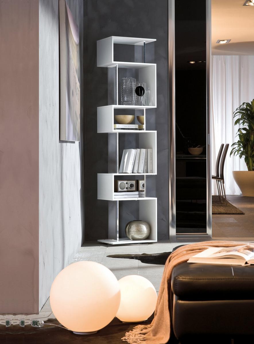 Swivel wood and glass bookcase | Osuna by Tonin Casa