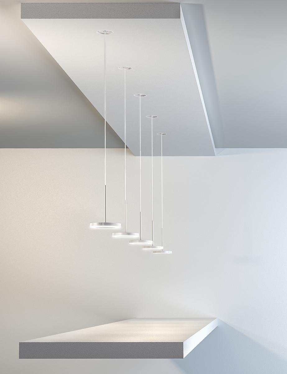 LED die cast aluminium pendant lamp | Bella by Panzeri