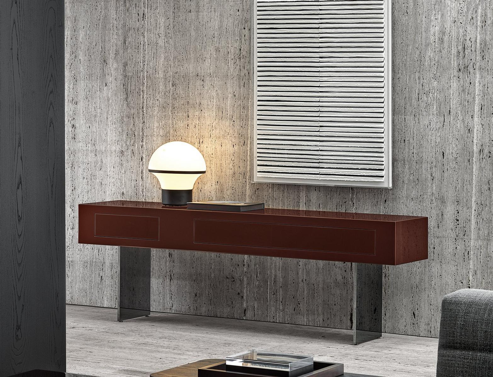 Rectangular console table with drawers | Solid by Minotti