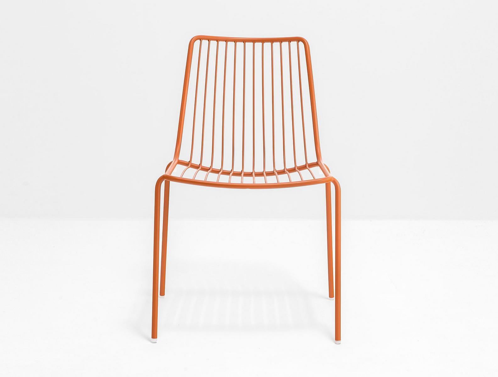 Stackable metal garden chair | Nolita 3651 by Pedrali