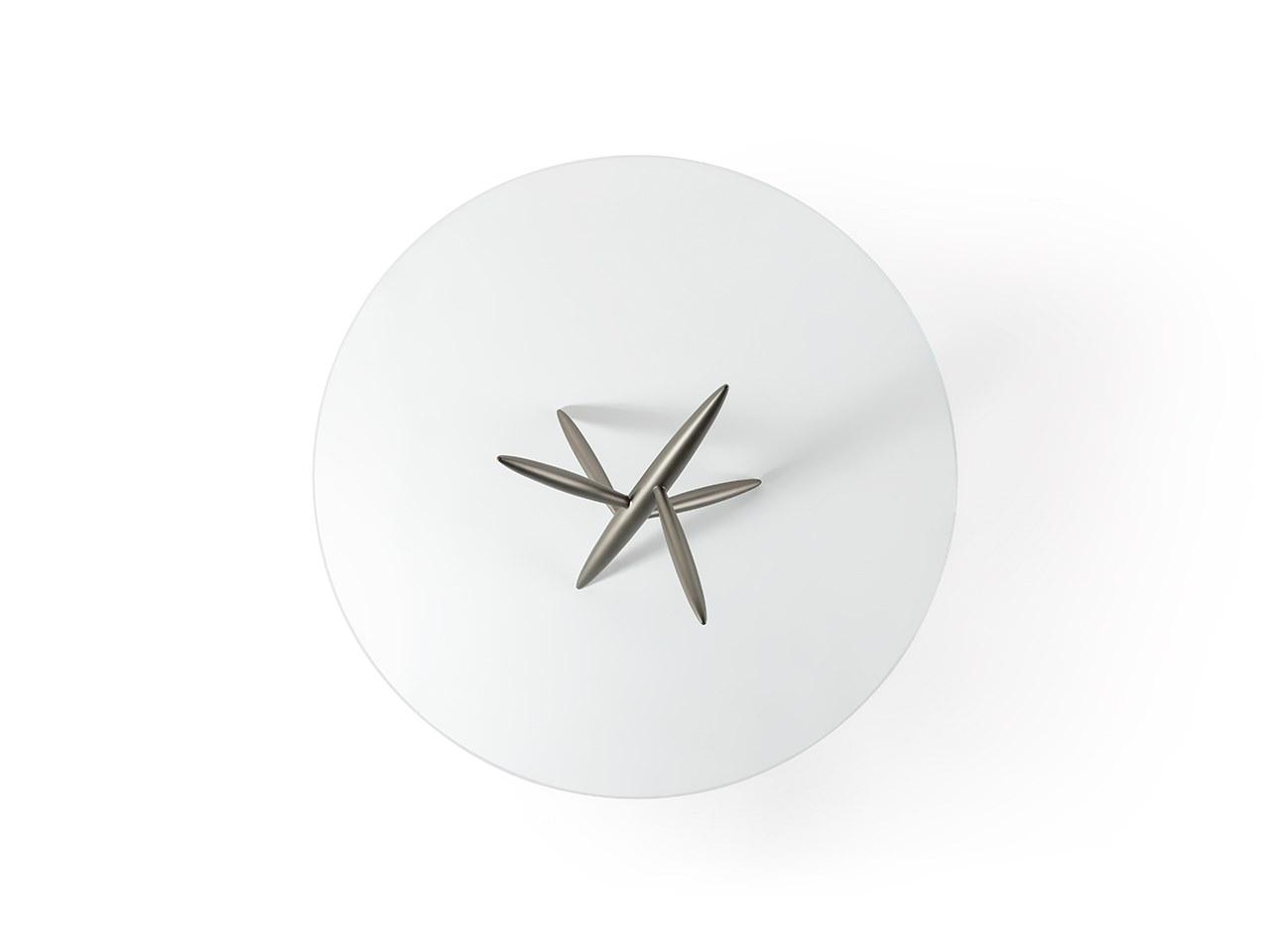 Round glass dining table | Pitto 72 by Reflex