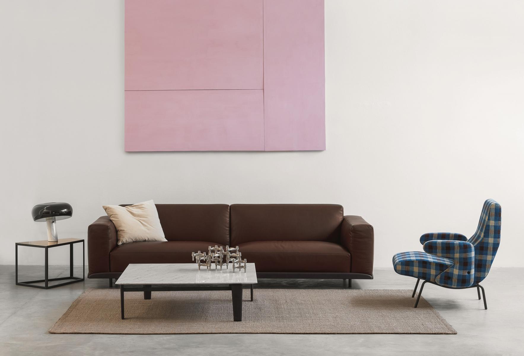 3 seater fabric sofa | Claudine L by Arflex