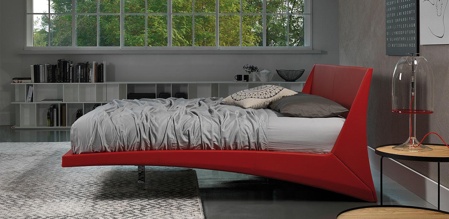 Leather bed | Dylan by Cattelan Italia