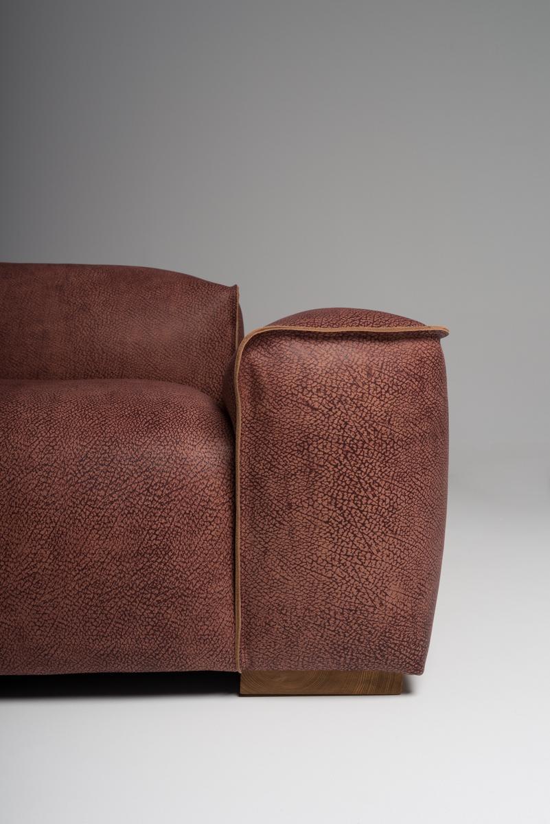 3 seater leather sofa | Lazy by Mantellassi 1926