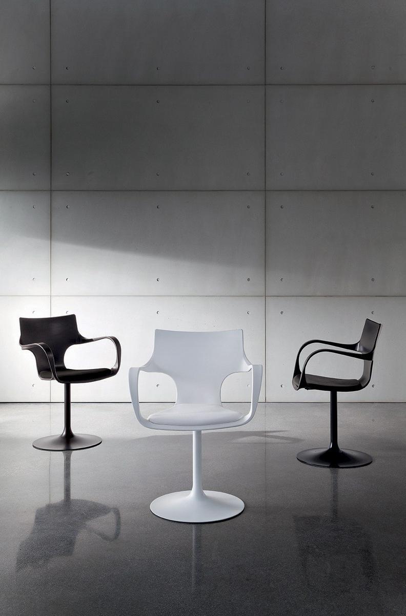 Swivel polypropylene chair | Flute by Sovet