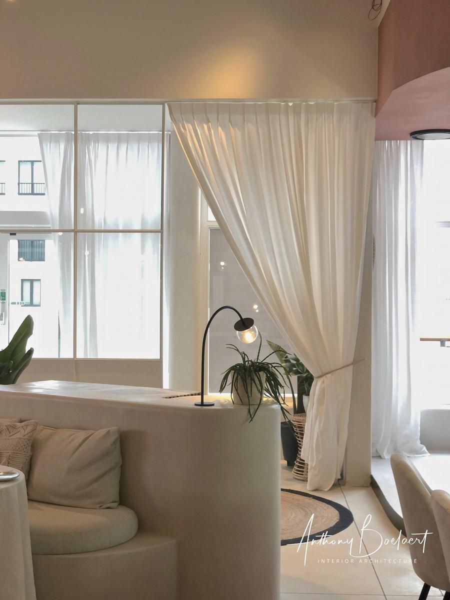 LED glass and aluminium wall lamp | Bangster by Dark
