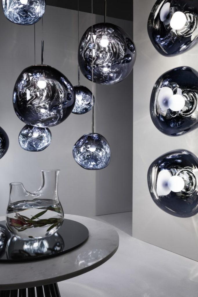 Polycarbonate (pc) pendant lamp in a contemporary style | Melt by Tom Dixon