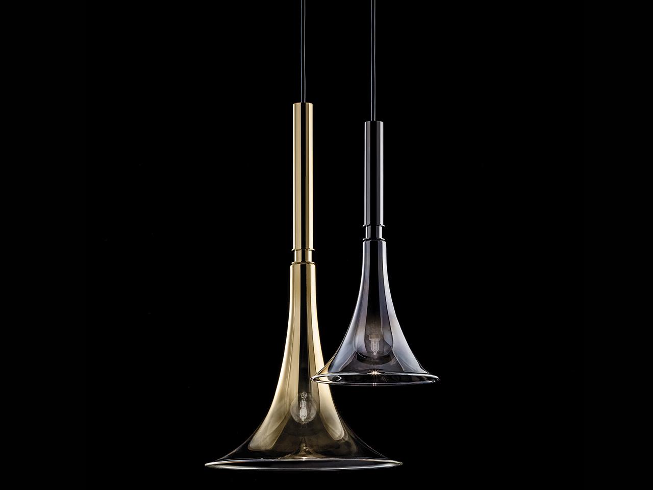 LED blown glass pendant lamp | Baffo 7026 by Italamp
